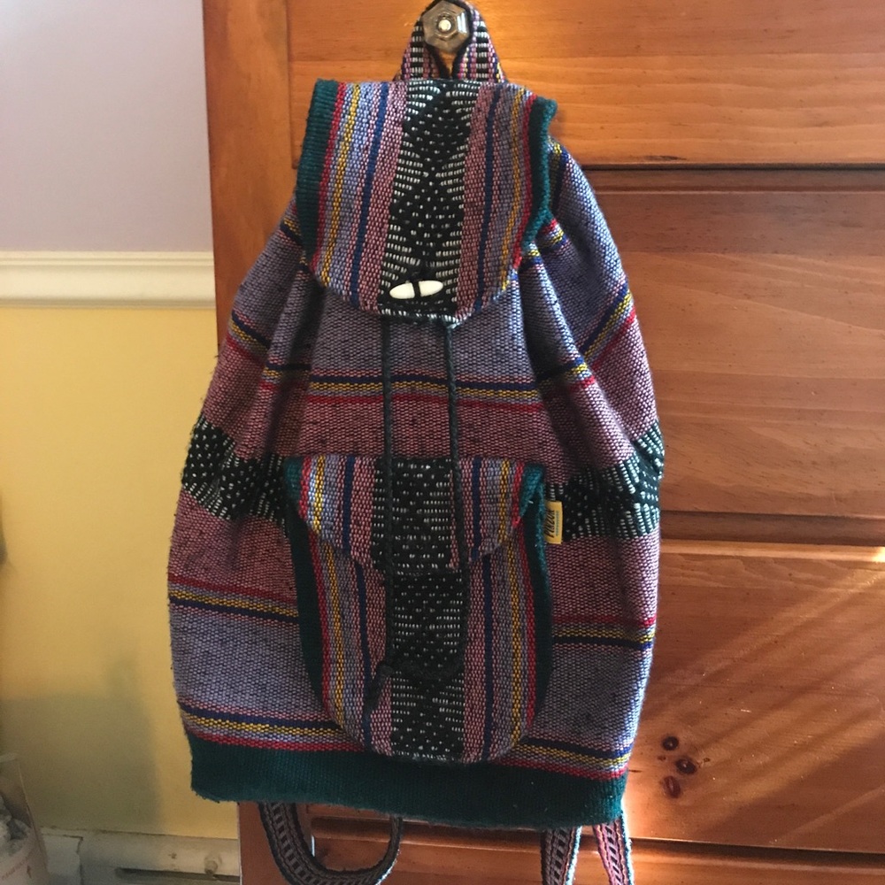Woven backpack