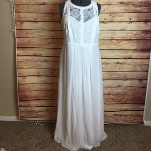 Elegant White Formal dress