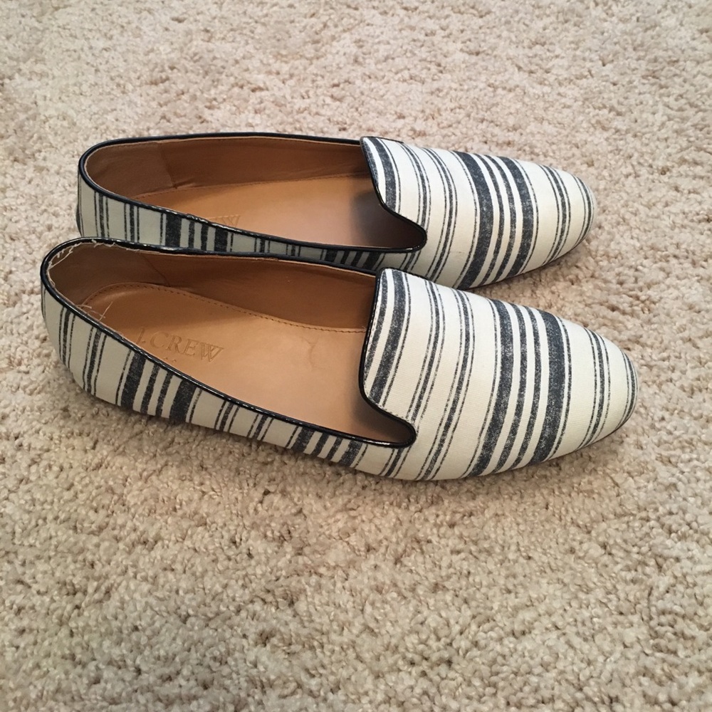 Striped Nautical J. Crew Factory Flats