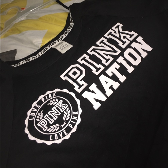 VS Pink Nation Crew Pullover - Picture 3 of 3