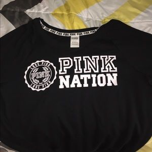 VS Pink Nation Crew Pullover