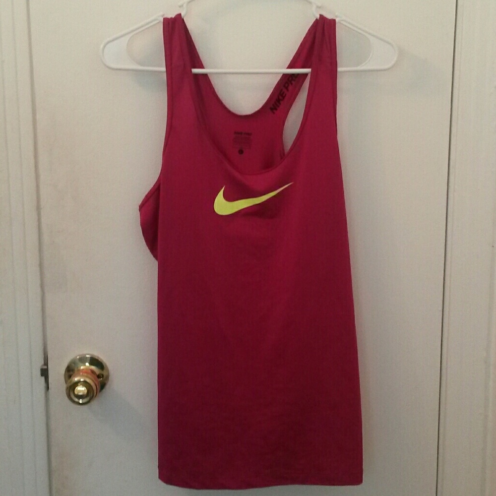 Nike Pro Pink Racerback Tank