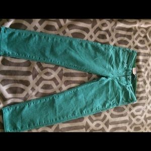 Turquoise Levi's cropped Denim legging