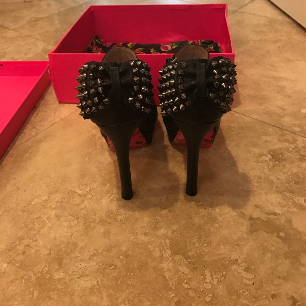 Bested Johnson Bow Studded Vengeful Booties