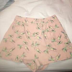 High waisted colorful chic shorts