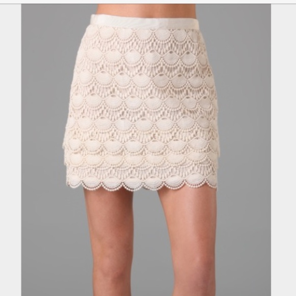 Club Monaco lace skirt