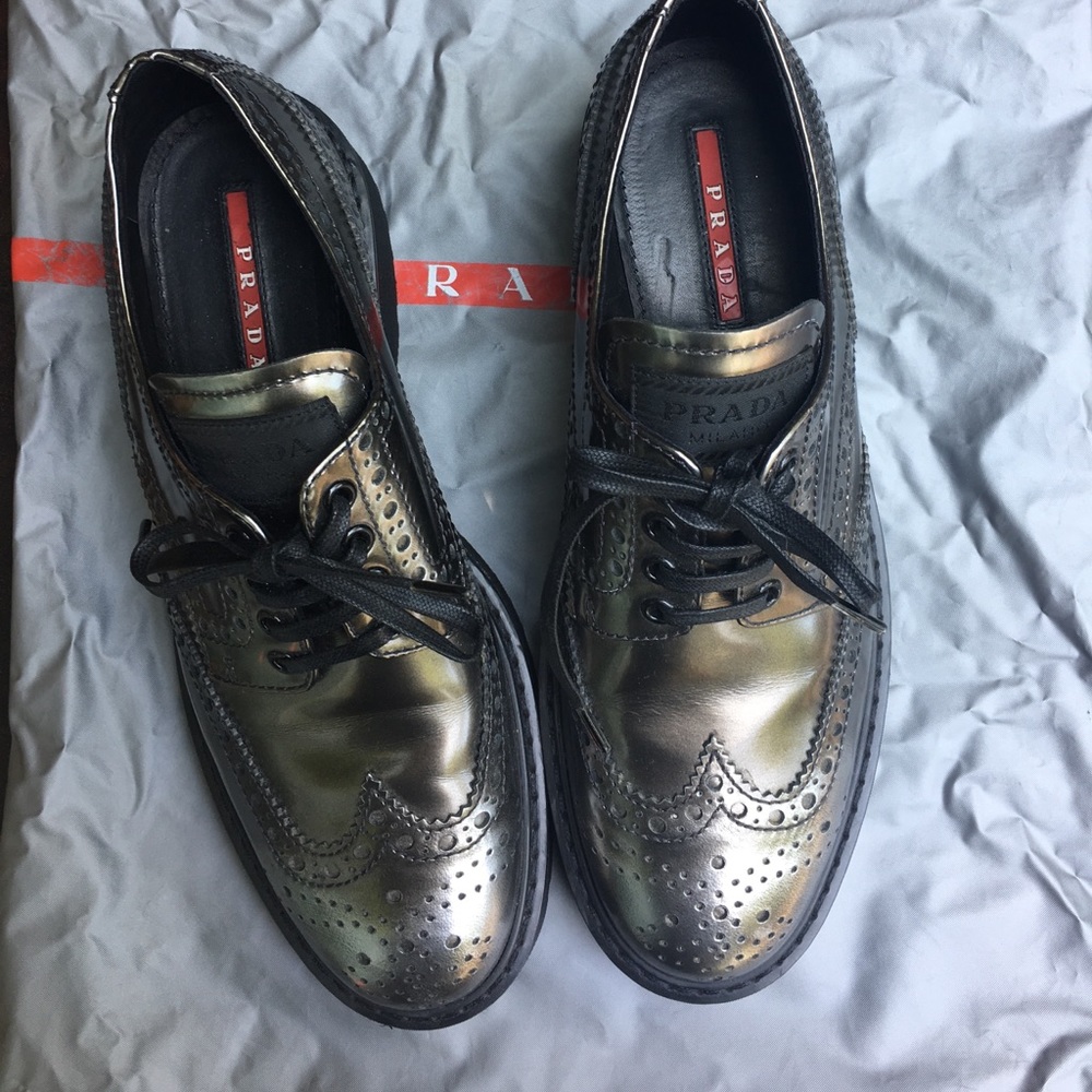 Authentic Prada Oxford Shoes