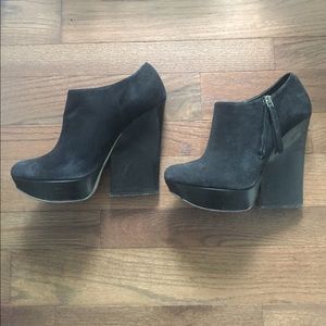 Black Suede Booties