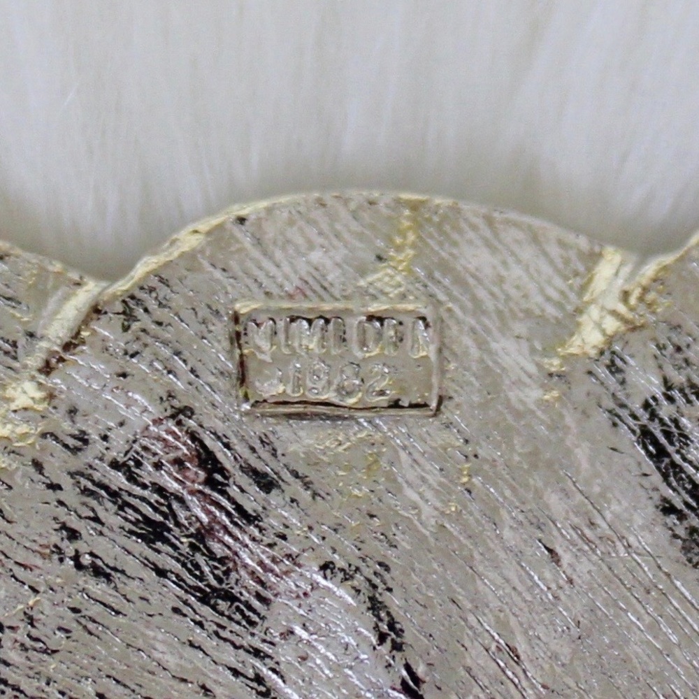 SOLD VTG Princess Mimi d Ni SeaShell Belt Buckle - Picture 5 of 6