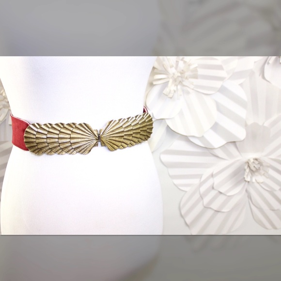 SOLD VTG Princess Mimi d Ni SeaShell Belt Buckle - Picture 3 of 6