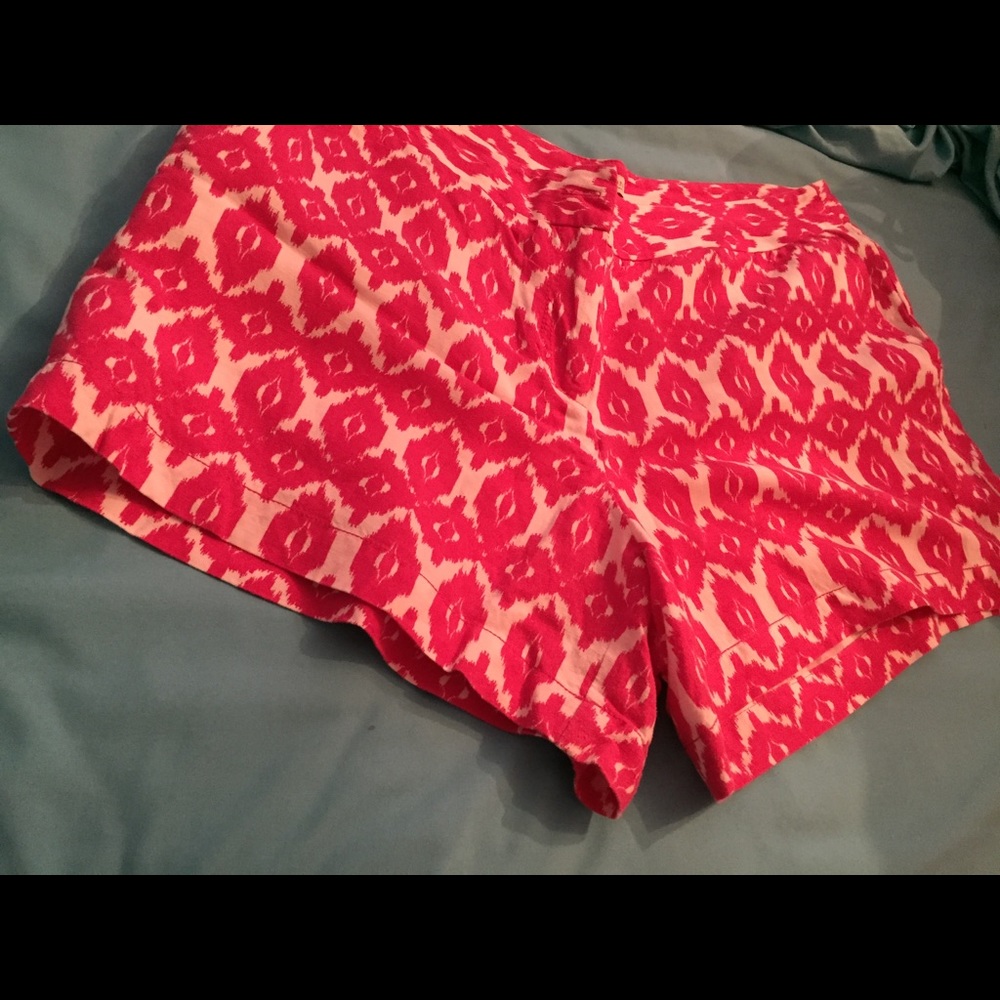 Madison Pink and White shorts