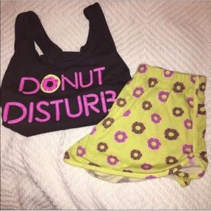 Target donut pajama set
