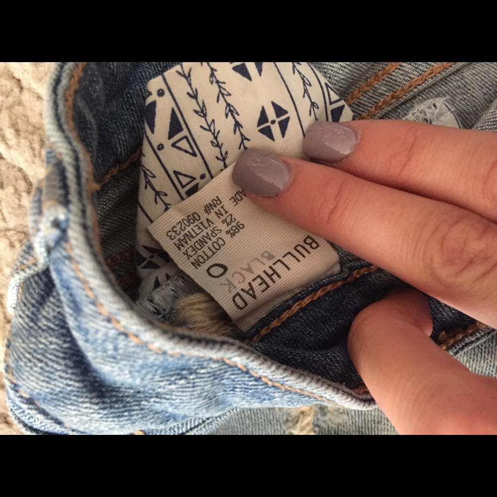 Jean shorts size 0 - bullhead brand