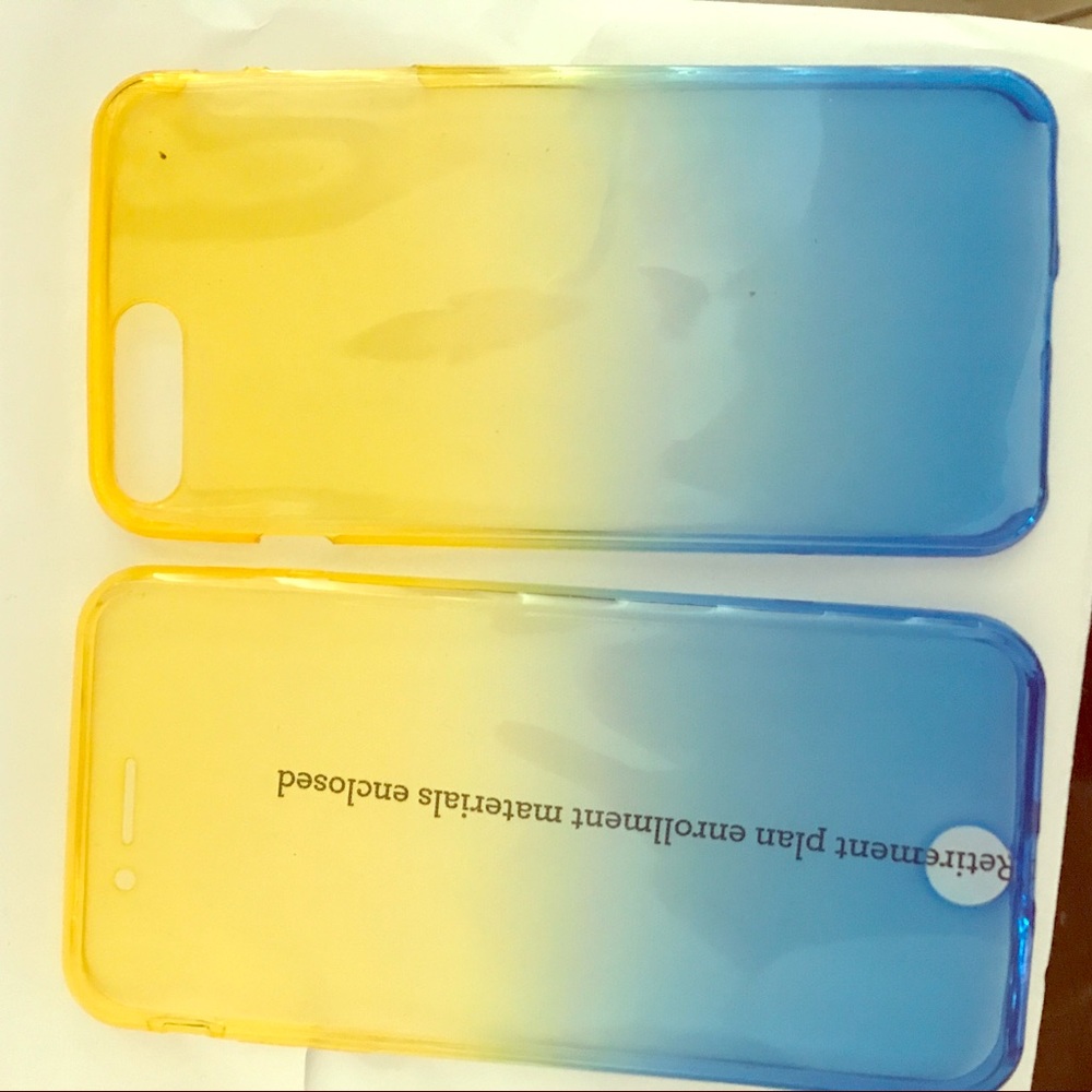 "Two Crystal Case" I phone 7 "5.5"