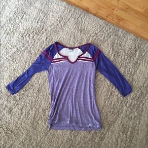 Roxy quarter sleeve tshirt