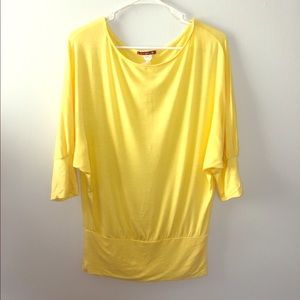 Francesca's Yellow Blouse