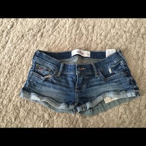 Hollister jean shorts