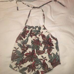 Paisley shirt neck tie