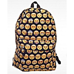 Emoji Printed Backpack