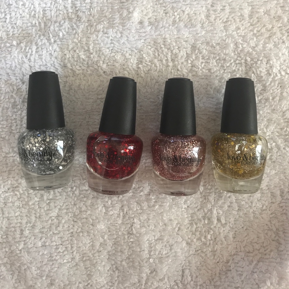 Glitter nail polish set!
