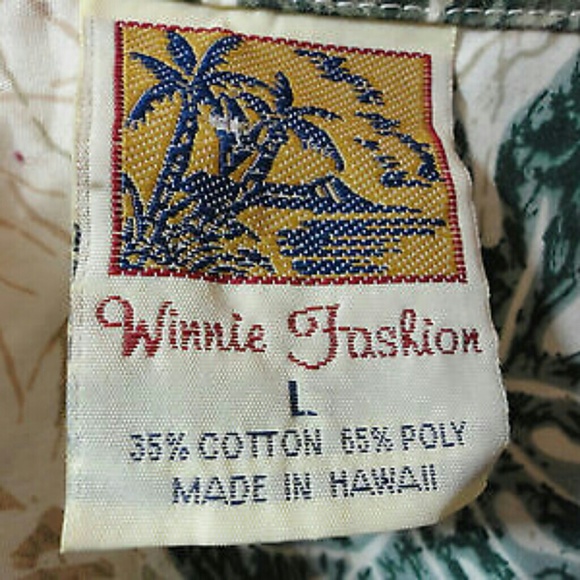 WINNIE FASHIONS Mens HAWAIIAN Shirt. Large - Picture 3 of 3