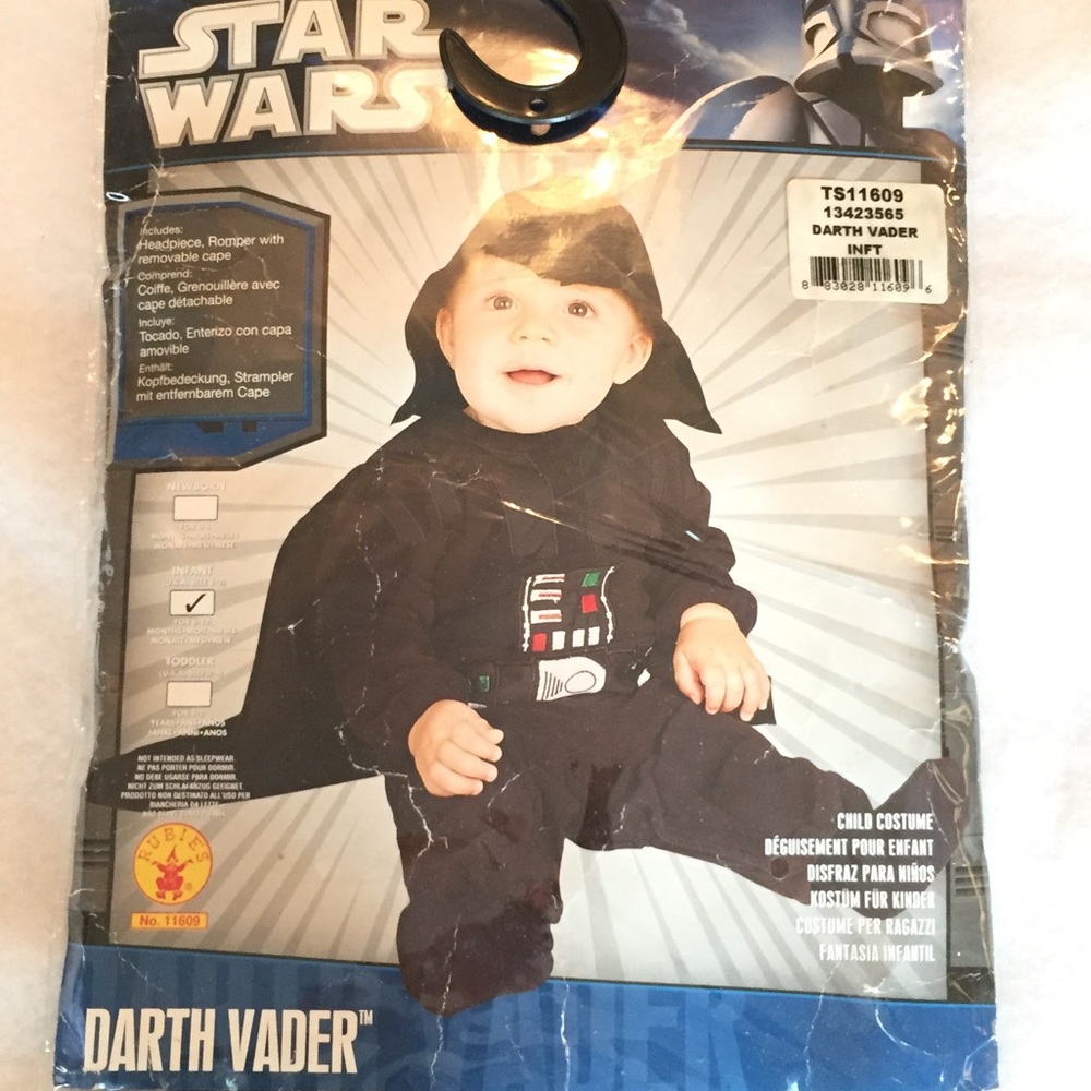 6-12 Month Darth Vader Costume