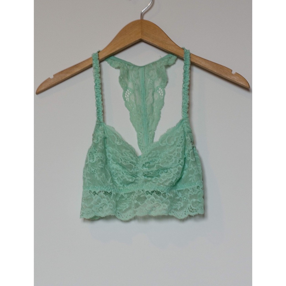 VS Pink sea foam green bralette