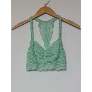 VS Pink sea foam green bralette