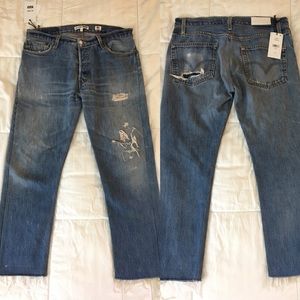 Re/Done Jeans Relaxed Crop Vintage Levi's 29 NWT