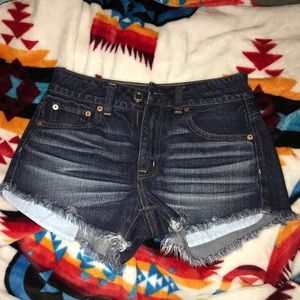 American Eagle hi-rise shorts