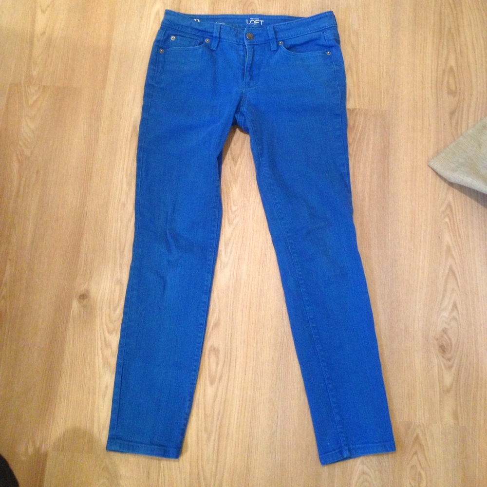 Bright Blue LOFT jeans 6P Modern Skinny