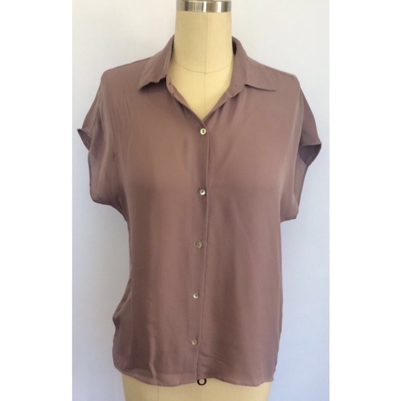 Tangerine Purple Silk Blouse NWT $169 - Picture 6 of 8