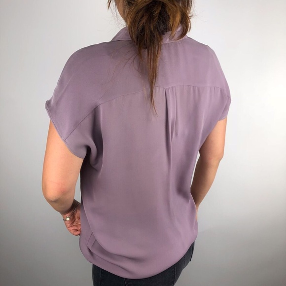 Tangerine Purple Silk Blouse NWT $169 - Picture 4 of 8