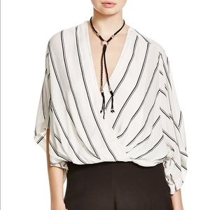 Free People Sleepy Time Striped Kimono Top