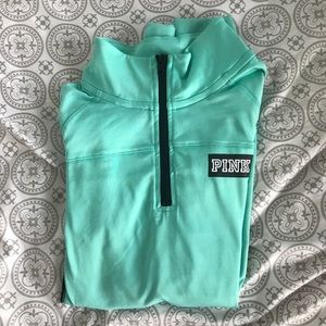 PINK athletic quarter zip hoodie
