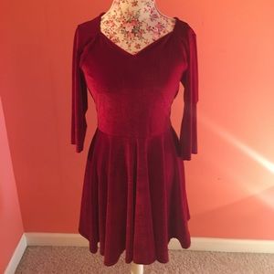 NWT Velvet Skater dress