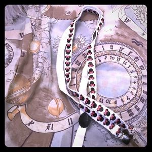 Minnie Mouse suspenders.