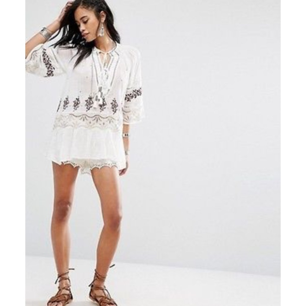 Free People You're Mine Peasant Tunic NWOT