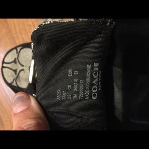 grey and black coach sneakers!