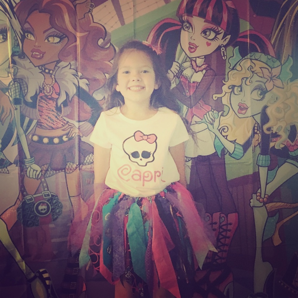 Custom made Monster High tutu.
