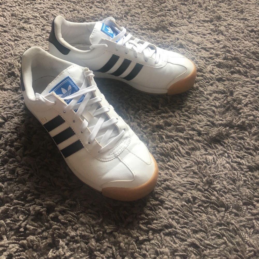 Adidas Samoa Perforated Gum Sole Sneakers