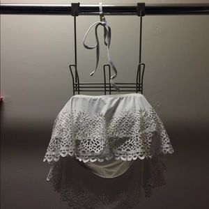 Super cute off the shoulder bikini top!!