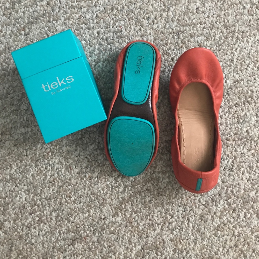 Tieks. Size 9. Worn twice. Great condition.