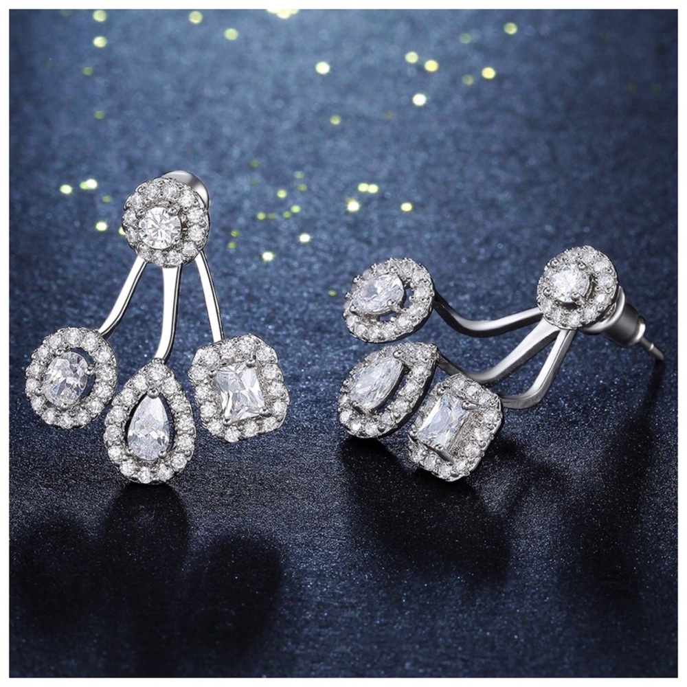 Swarovski Crystals The Barbada Earring - Picture 4 of 6