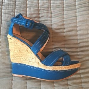 Aldo cobalt blue espadrilles