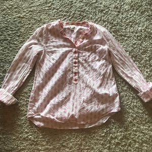 JCrew patterned blouse