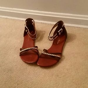 Matt bernson brown sandels, NWOT