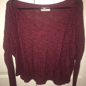 SOLD Maroon hollister sweater