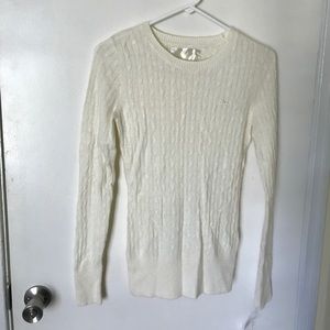 The softest cream colored sweater