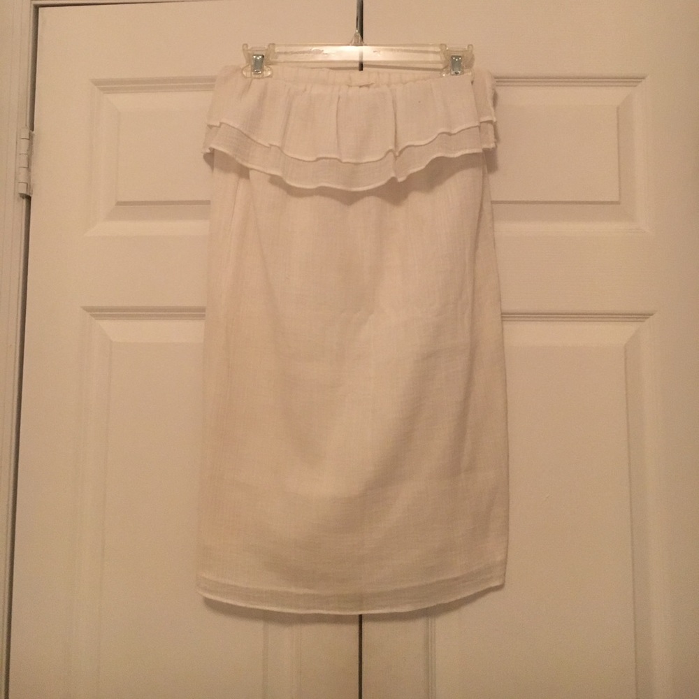 *NOT FOR SALE* J.Crew White Strapless Dress